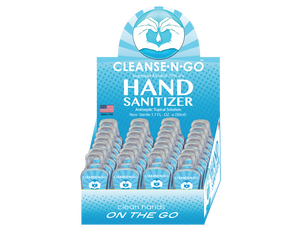 Hand Sanitizer Packs of 32 Clip-On Bottles